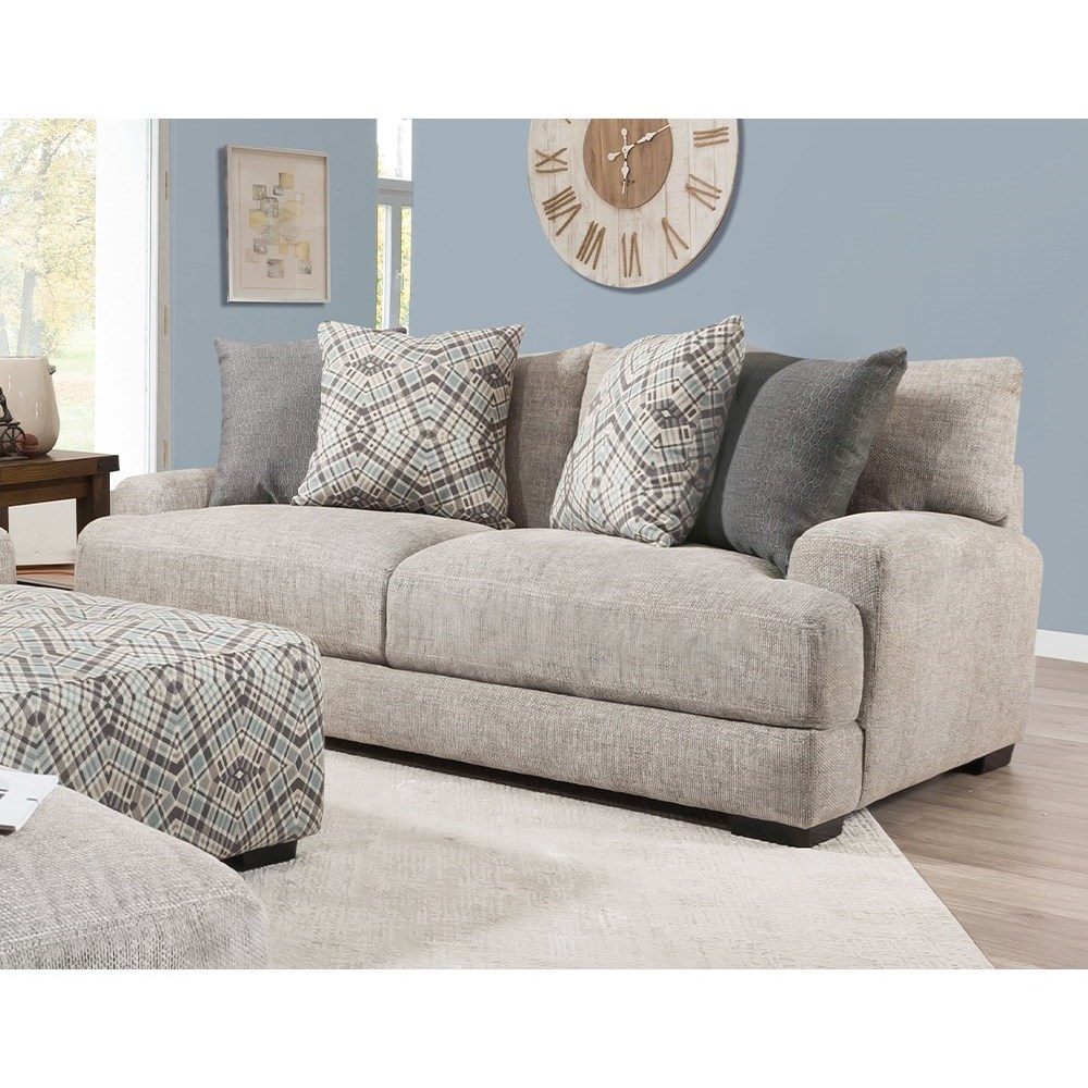 Franklin 903 Casual Sofa with Track Arms Lagniappe Home Store Sofas